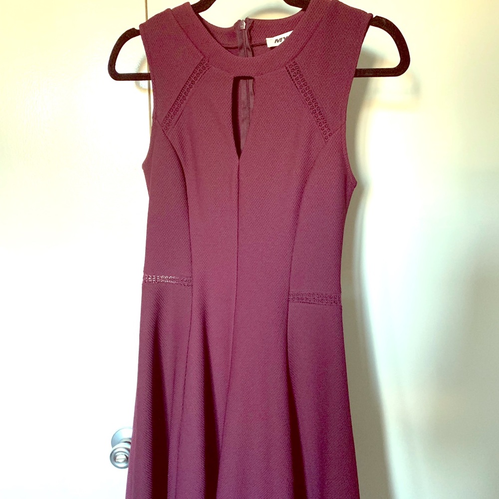 Purple skater dress